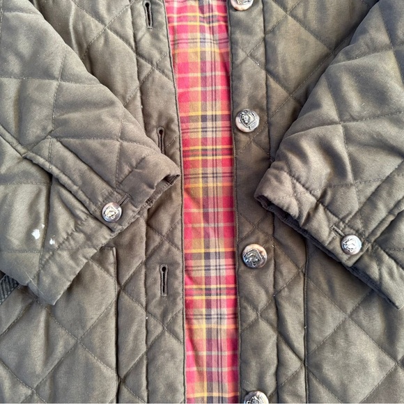 Vintage Ralph Lauren Green Equestrian Horse Jacket Blazer L - Picture 4 of 8